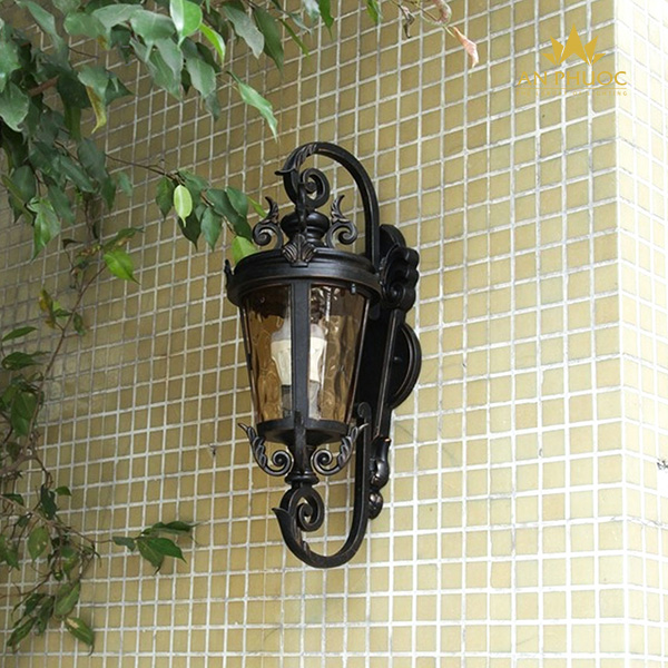 Đèn tường ngoại thất cổ điển – APZY067 9 inch đen