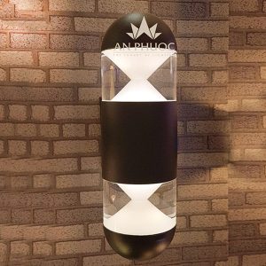 Đèn tường ngoại thất LED - GN-B9015-2 BK