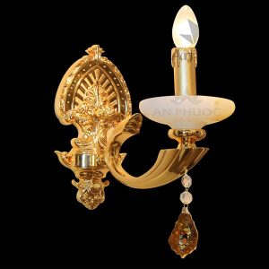 Đèn tường đồng mạ vàng đá ngọc AP3191/1