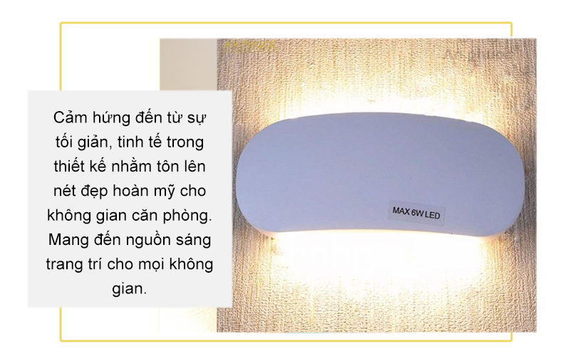 Đèn tường LED hắt – AP W15071/6W