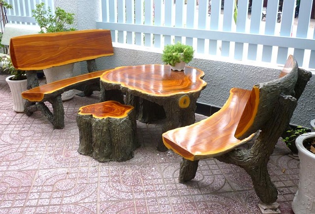 Hướng dẫn cách làm bàn ghế giả gỗ bền đẹp đơn giản