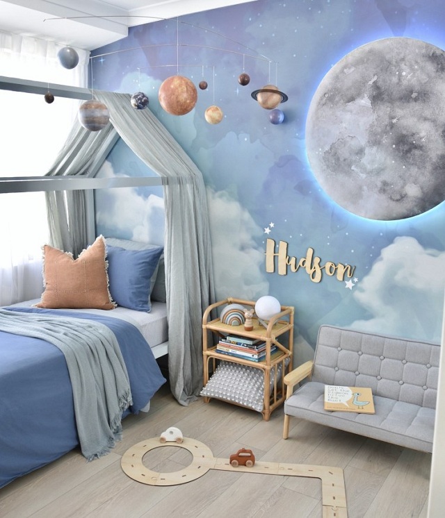 Ý tưởng thiết kế phòng ngủ cho bé trai phá cách mạnh mẽ