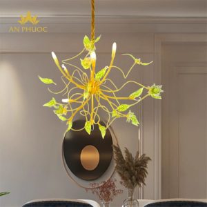 Đèn thả đồng DC90103 - H600 D700