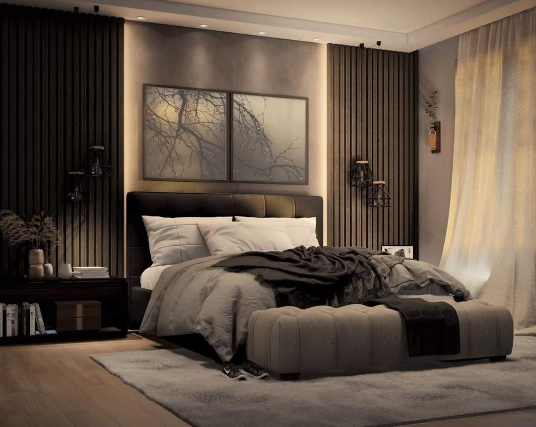 50 Mẫu thiết kế nội thất phòng ngủ với tông màu đen hiện đại