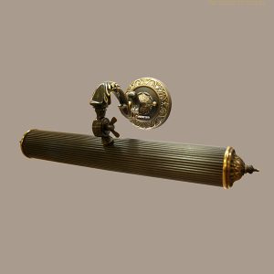 Đèn soi tranh chất liệu đồng phong cách Hoàng gia - 5596/6W màu đen