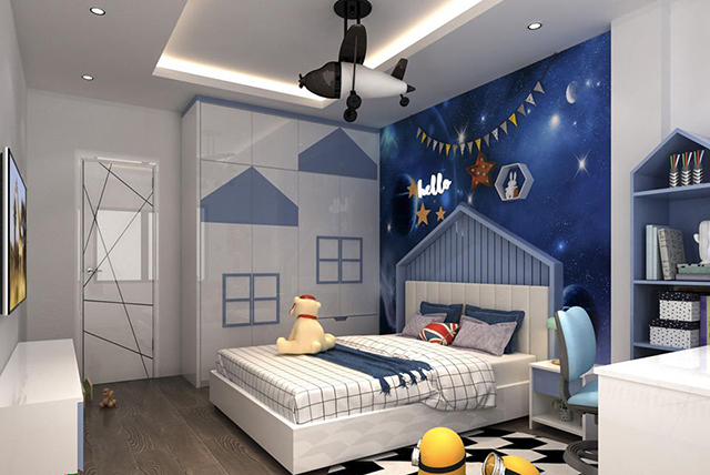 Thiết kế chiếu sáng phòng ngủ trẻ em tiêu chuẩn – ba mẹ cần biết