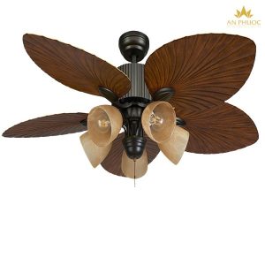 Đèn quạt trần cánh lá sang trọng – 709