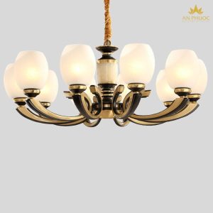 Đèn chùm đồng D7333- 10