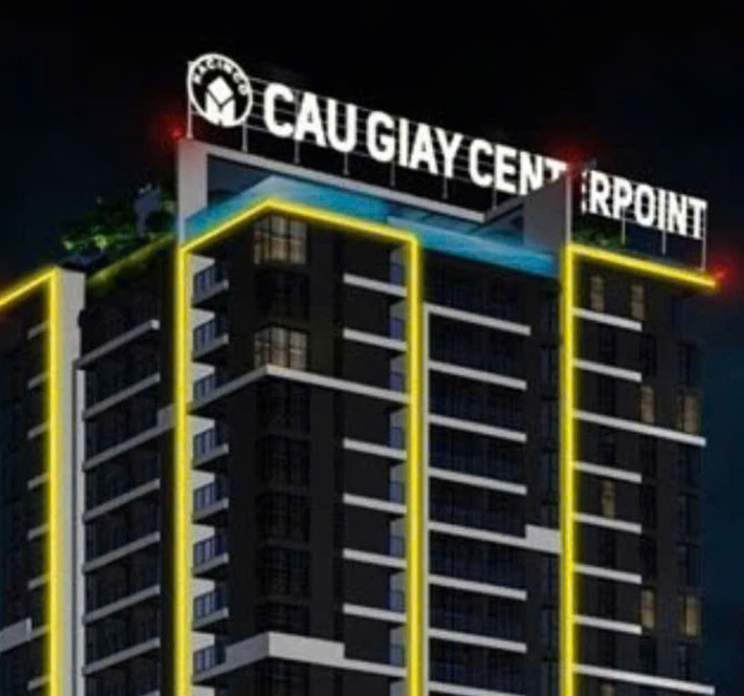 An Phước Hoàn Thiện Hệ Thống Chiếu Sáng Mặt Đứng Chung Cư Center Point Cầu Giấy