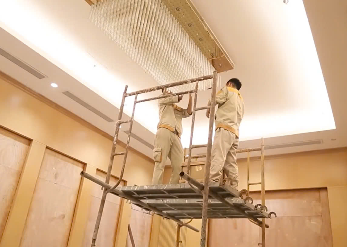 [VIDEO] An Phước Lắp Đặt Đèn Sảnh Cho Ngân Hàng Nhà Nước Việt Nam