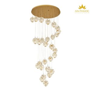 Đèn thả thông tầng pha lê APTH1234-600/22