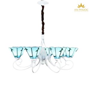 Đèn khảm trai xanh ngọc D8075-8
