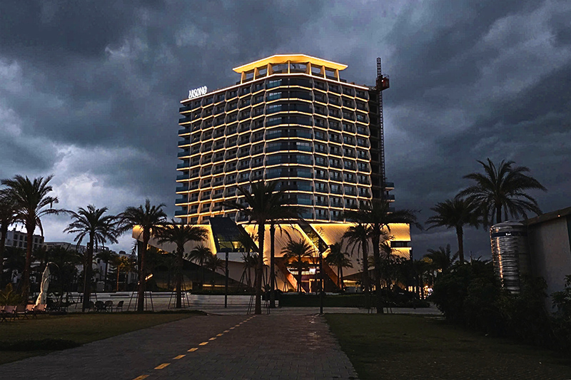 khách sạn LaSong thuộc quần thể Vlasta Sầm Sơn với kiến trúc hiện đại