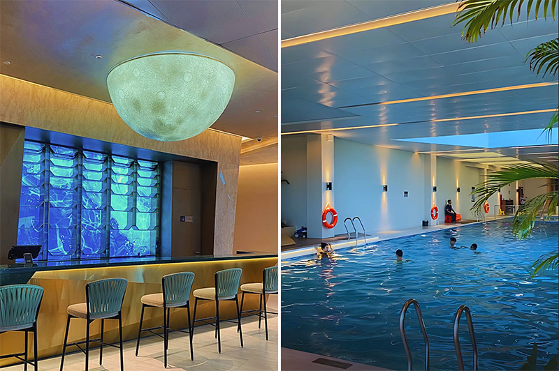 Chiếu sáng bể bơi khách sạn Lasong