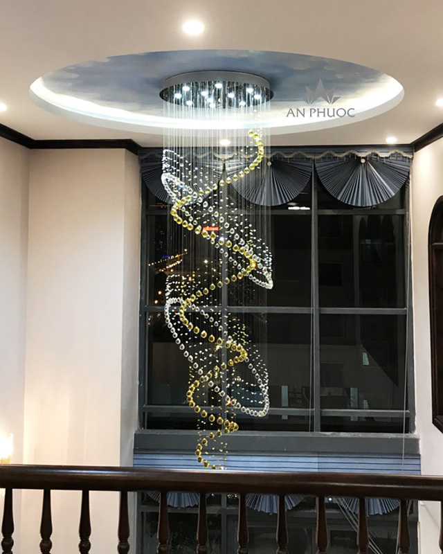 Đèn thông tầng cầu thang Led hiện đại