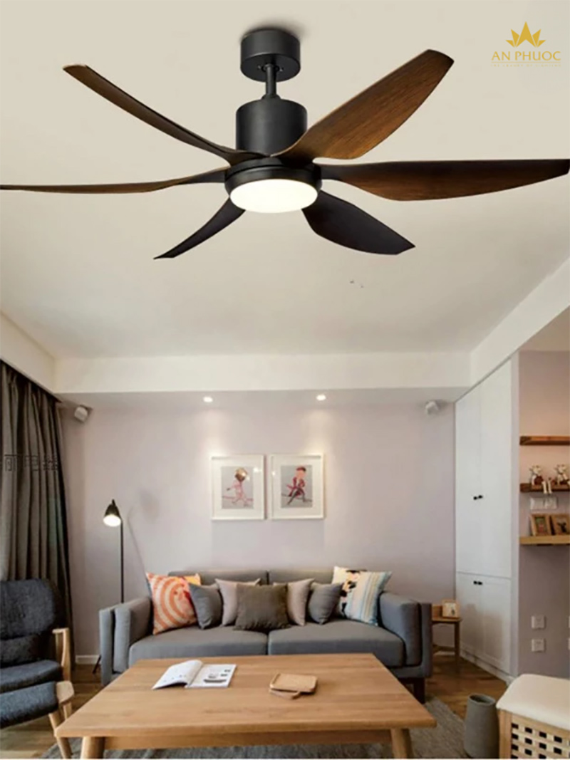 Thiết kế cánh quạt nhựa giả gỗ sang trọng